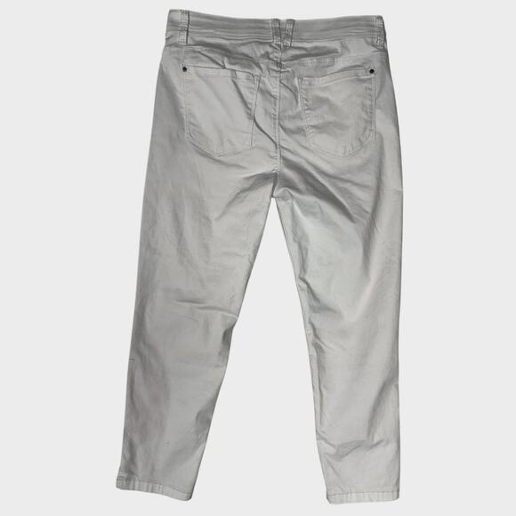 Curve Appeal Womens Size 10/30 White Cropped Jeans - Picture 5 of 10